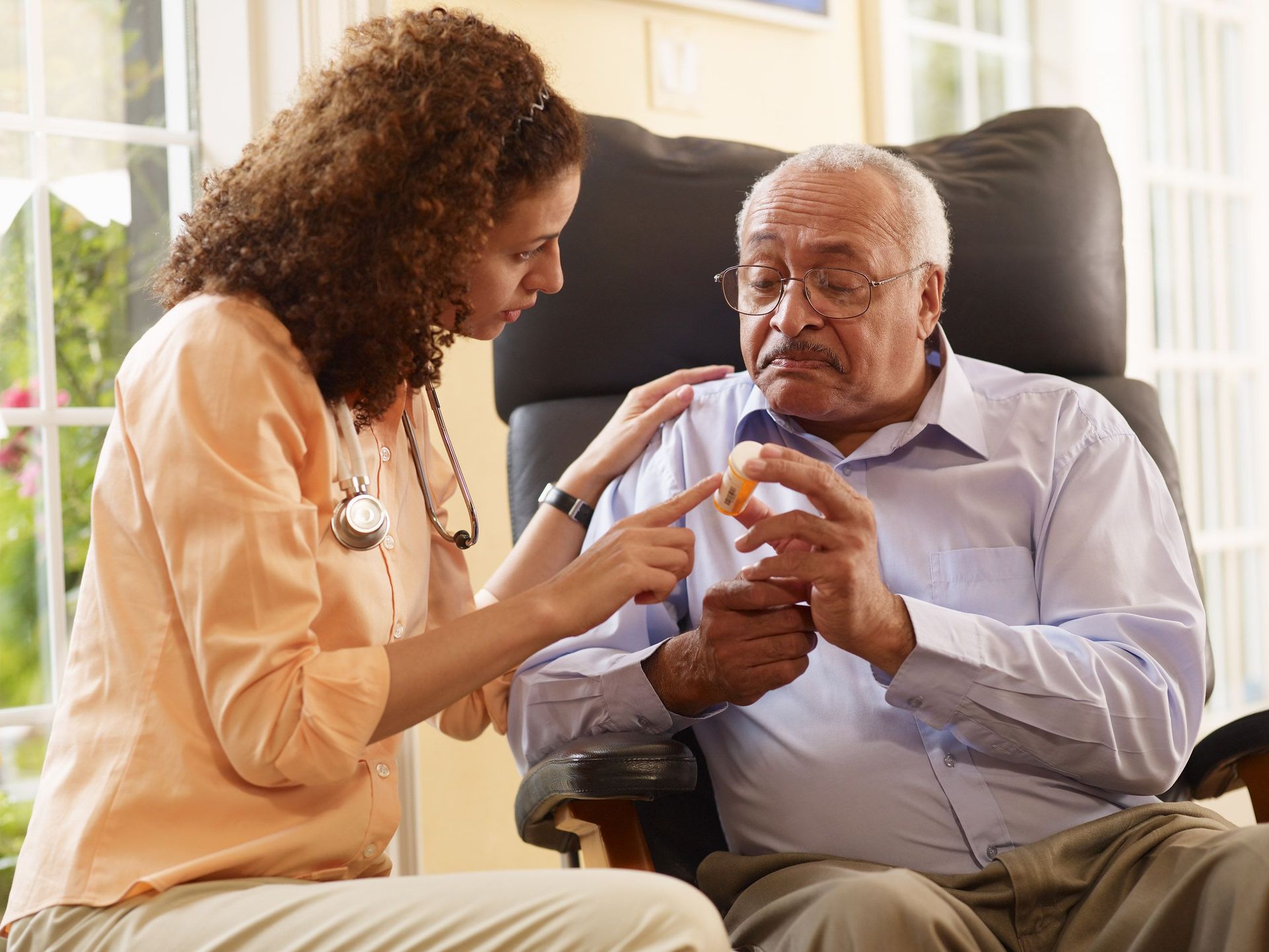 Certified nurse providing 24/7 medical assistance to elderly residents