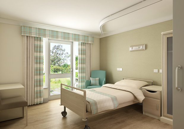 Modern bedroom accommodation at Begonia Garden care home